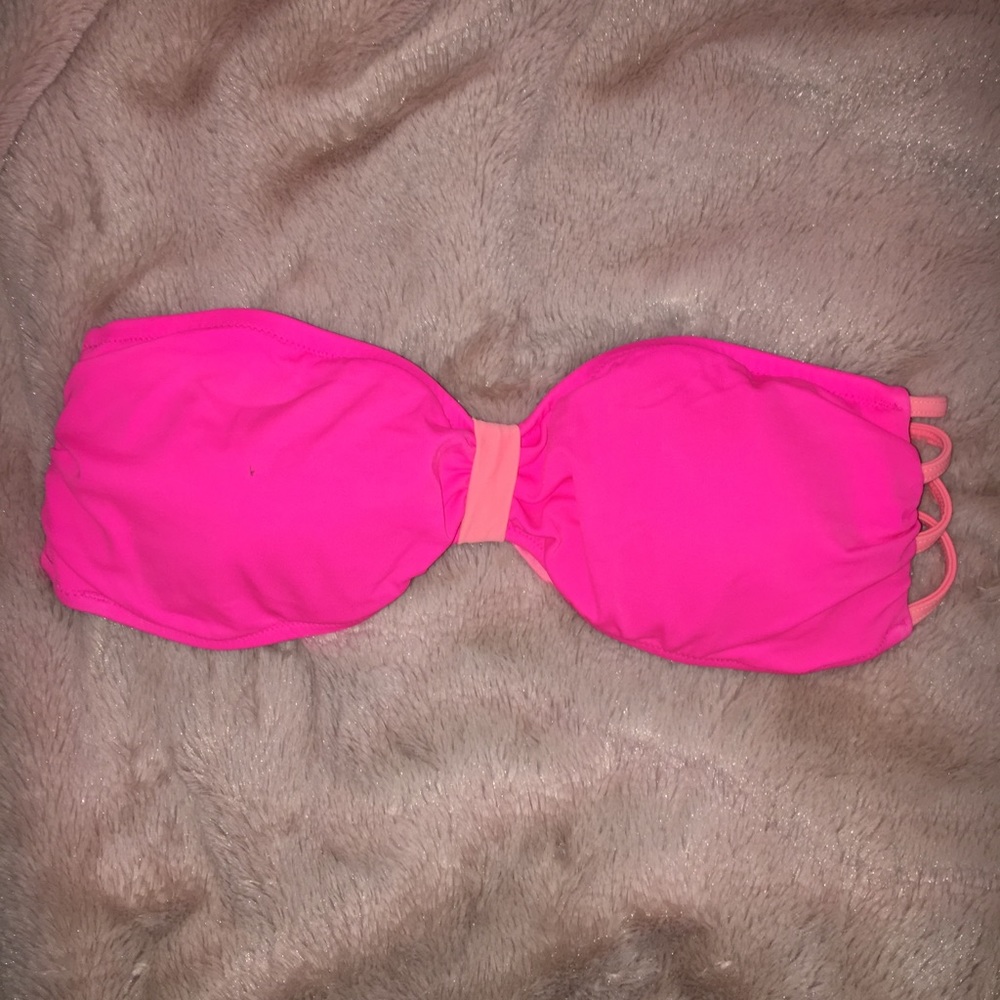PINK bathing suit top